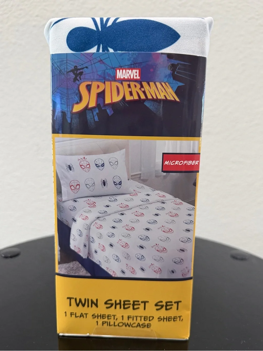 Marvel Spider-Man Twin Sheet Set - Red, Blue, Yellow